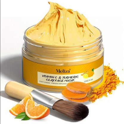 Vitamin C & Turmeric Clay Mask - Deep Cleansing 50gm