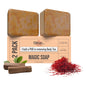 Ghar Soaps Sandalwood & Saffron Magic Soaps For Bath (100 Gms Pack Of 1)